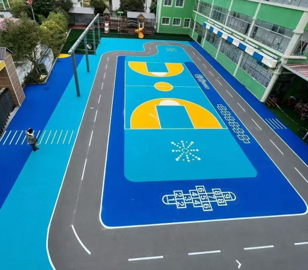 周口市塑胶跑道材料混合型塑胶跑道 - 一站式服务